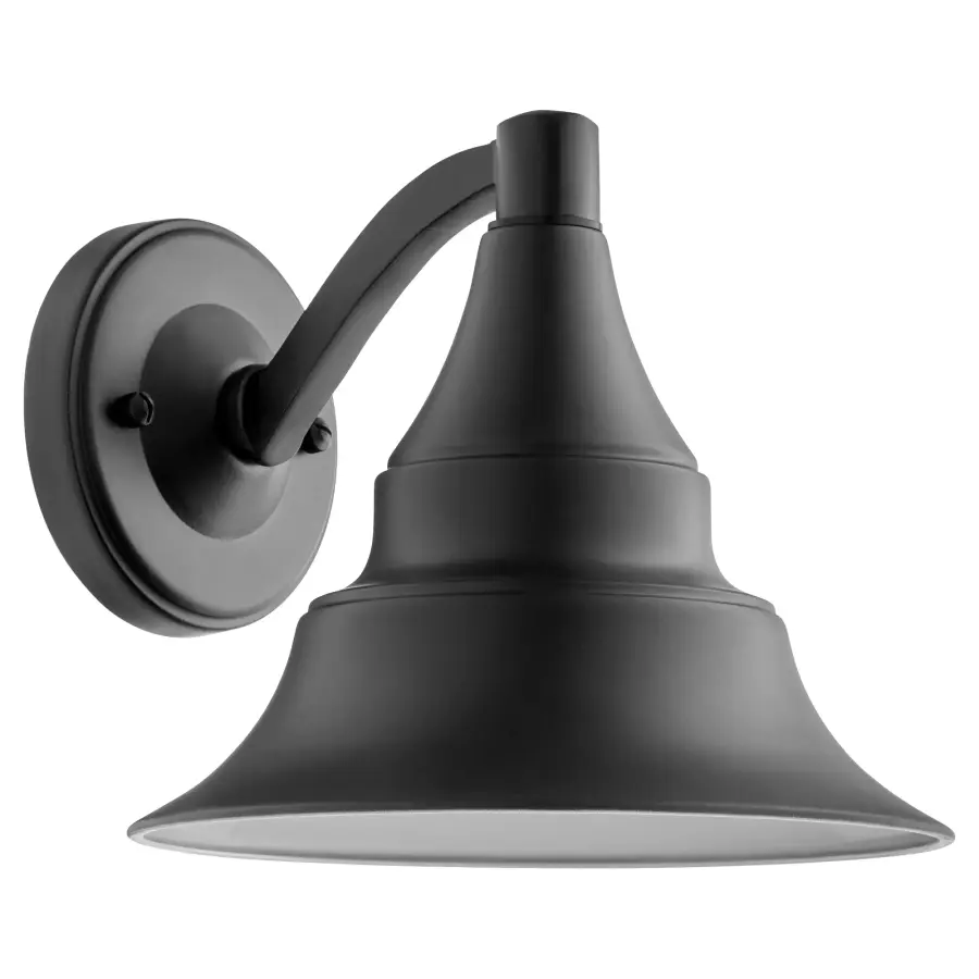Sombra 8" Outdoor Lantern in Matte Black - Image 2