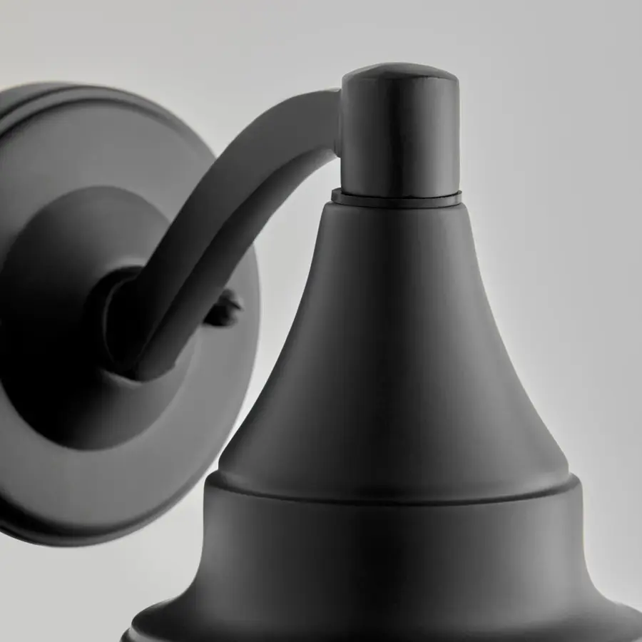 Sombra 8" Outdoor Lantern in Matte Black - Image 3