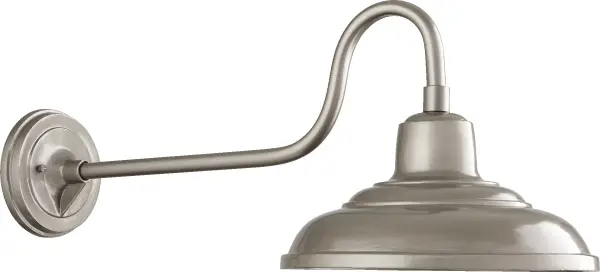 12"x27" Ext Hood Lantern - Grey