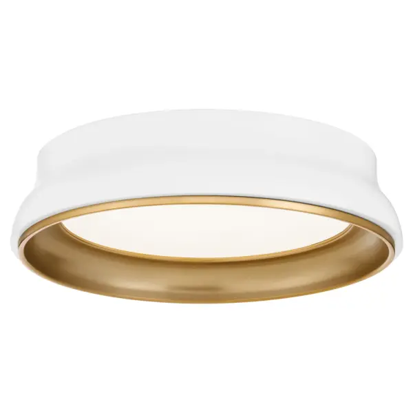 Sophisticated Two-Tone Shade with Luxurious Brass Interior - Image 2