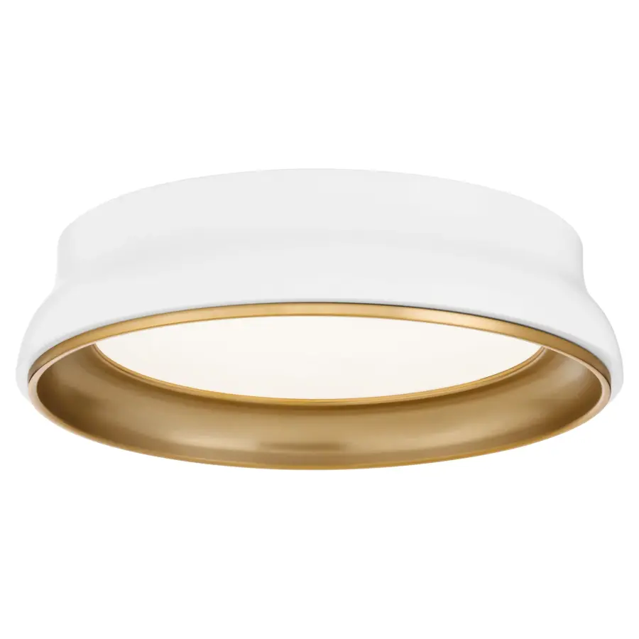 Sophisticated Two-Tone Shade with Luxurious Brass Interior - Image 2