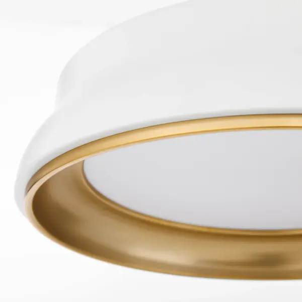 Sophisticated Two-Tone Shade with Luxurious Brass Interior - Image 3