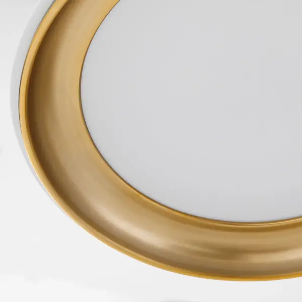 Sophisticated Two-Tone Shade with Luxurious Brass Interior - Image 4