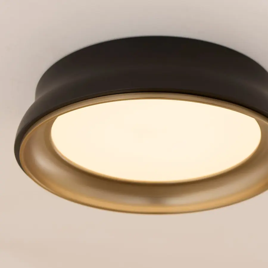 Sophisticated Two-Tone Shade with Luxurious Brass Interior - Image 6