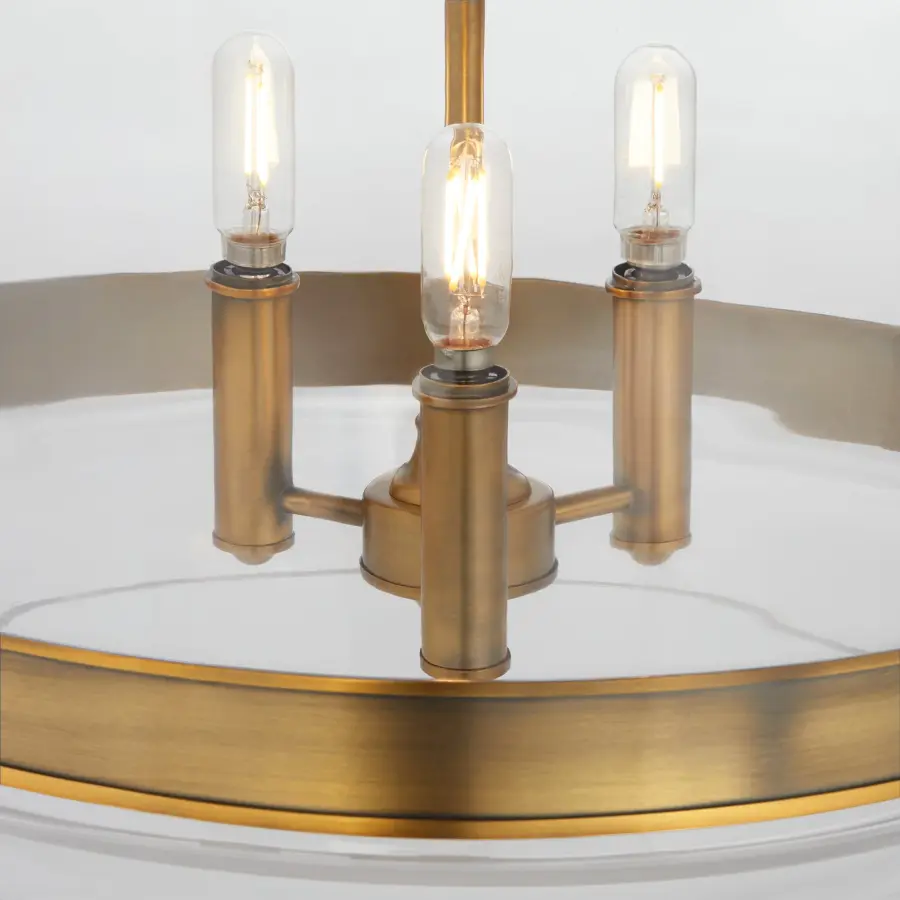 Tilbrook 18" 3-Light Pendant in Brushed Brass - Image 5