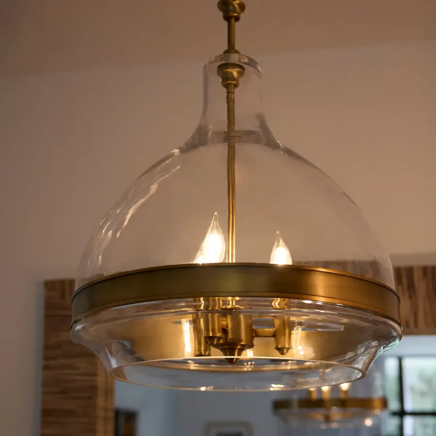 Tilbrook 18" 3-Light Pendant in Brushed Brass - Image 8