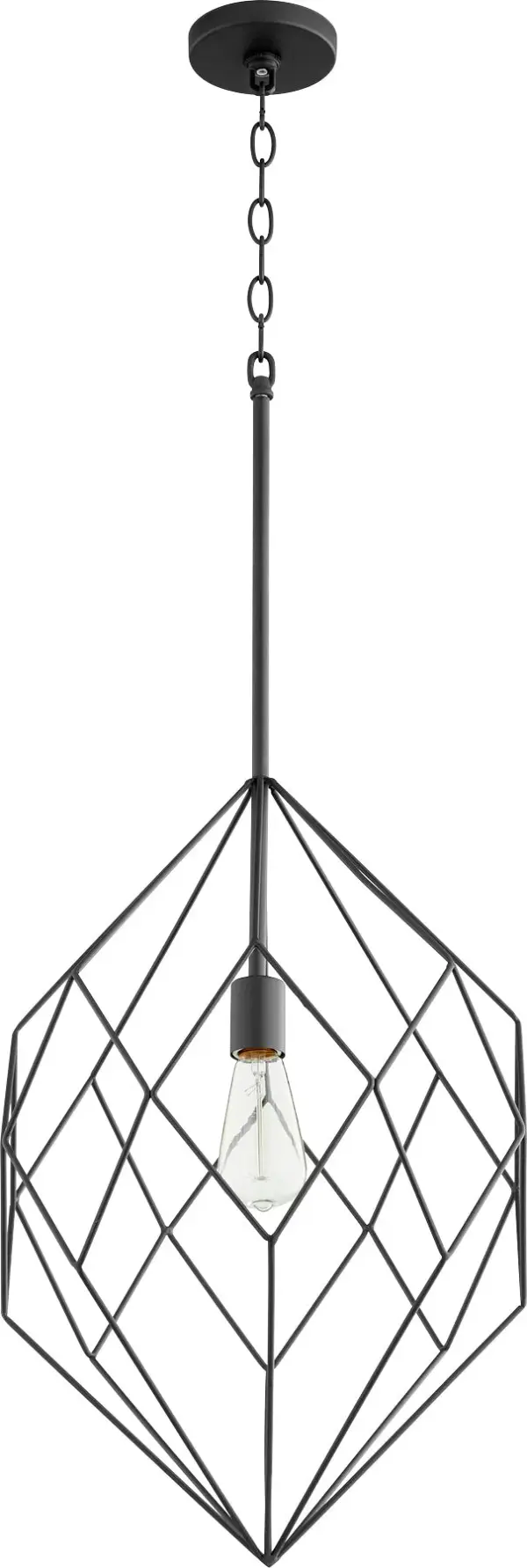 Black Modern Geometric Pendant Light