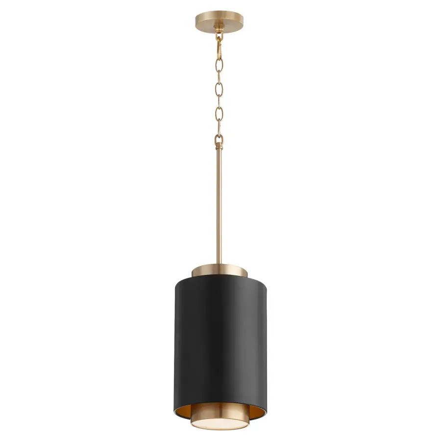 Black Soft Contemporary Pendant - Image 2