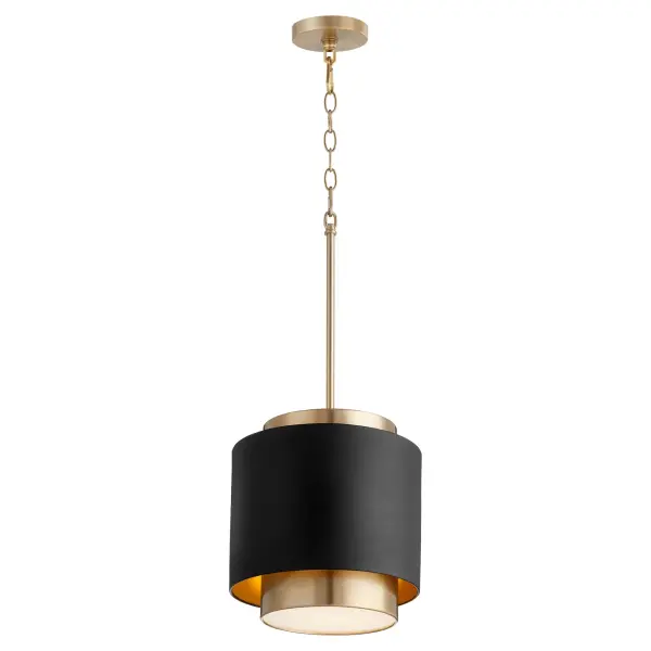 Black Soft Contemporary Pendant - Image 2