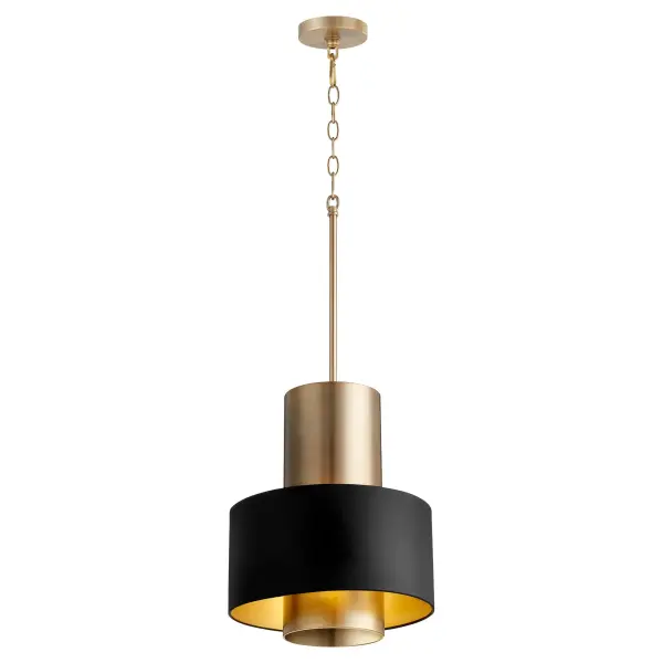 Black Soft Contemporary Pendant - Image 2