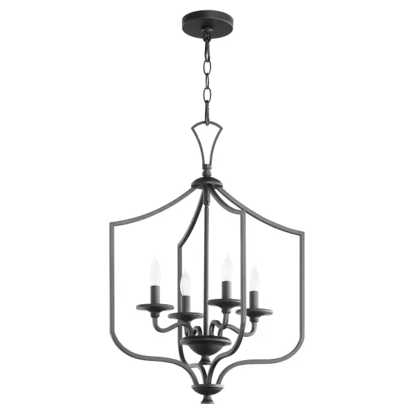 Maryse 4-Light Entry Pendant in Matte Black - Image 1