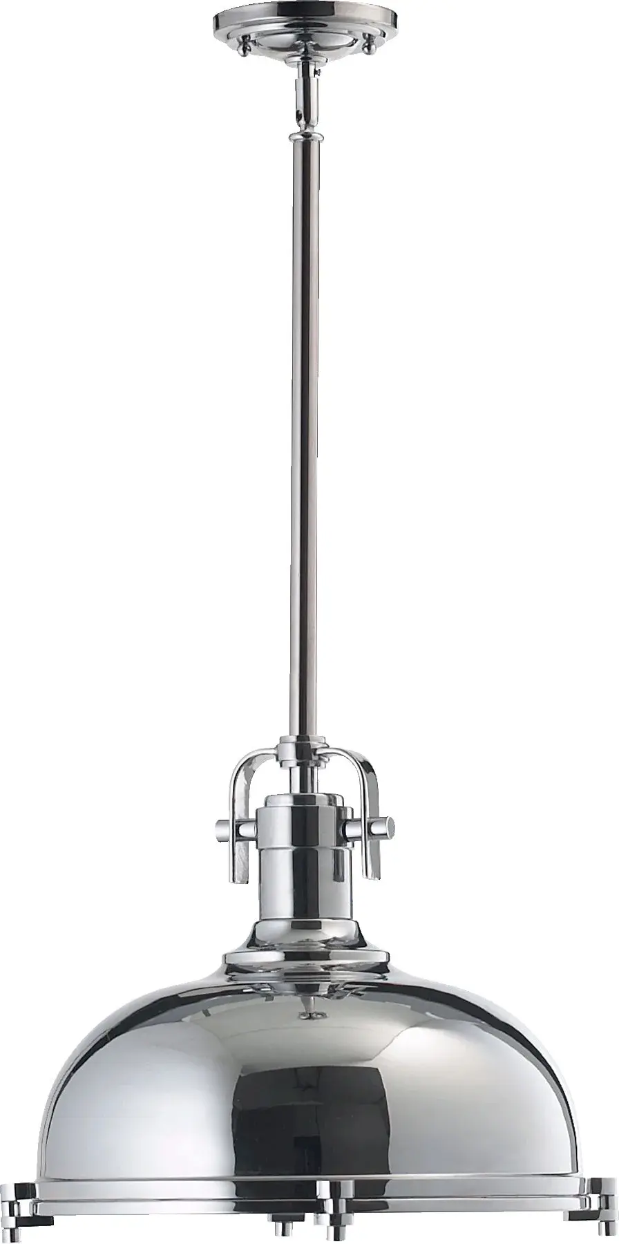 Chrome Transitional Dome Pendant - Image 1