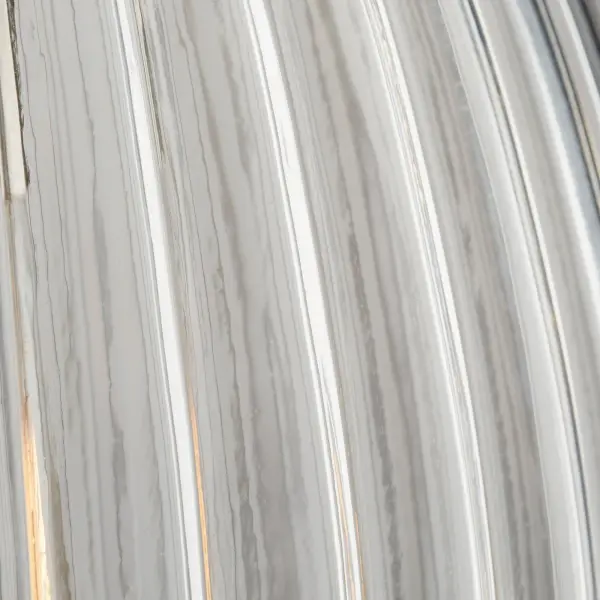 8.5" Clear Glass Pendant in Satin Nickel - Image 2