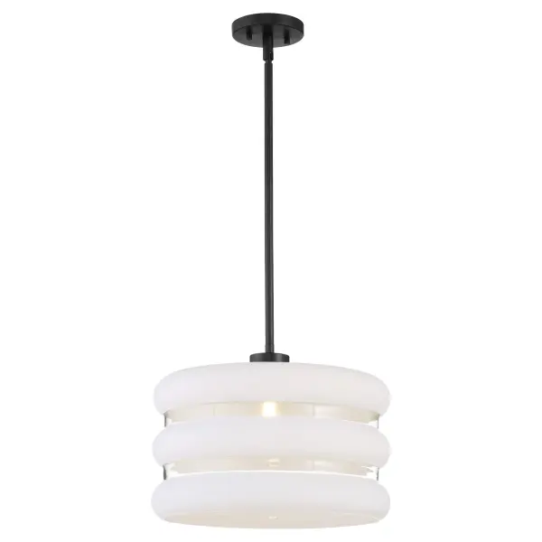 Gillis 16" Pendant in Matte Black - Image 2