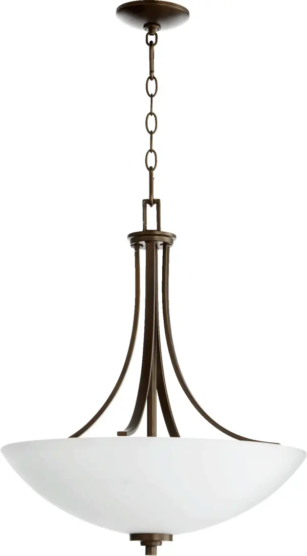 Reyes 4-Light Pendant in Oiled Bronze