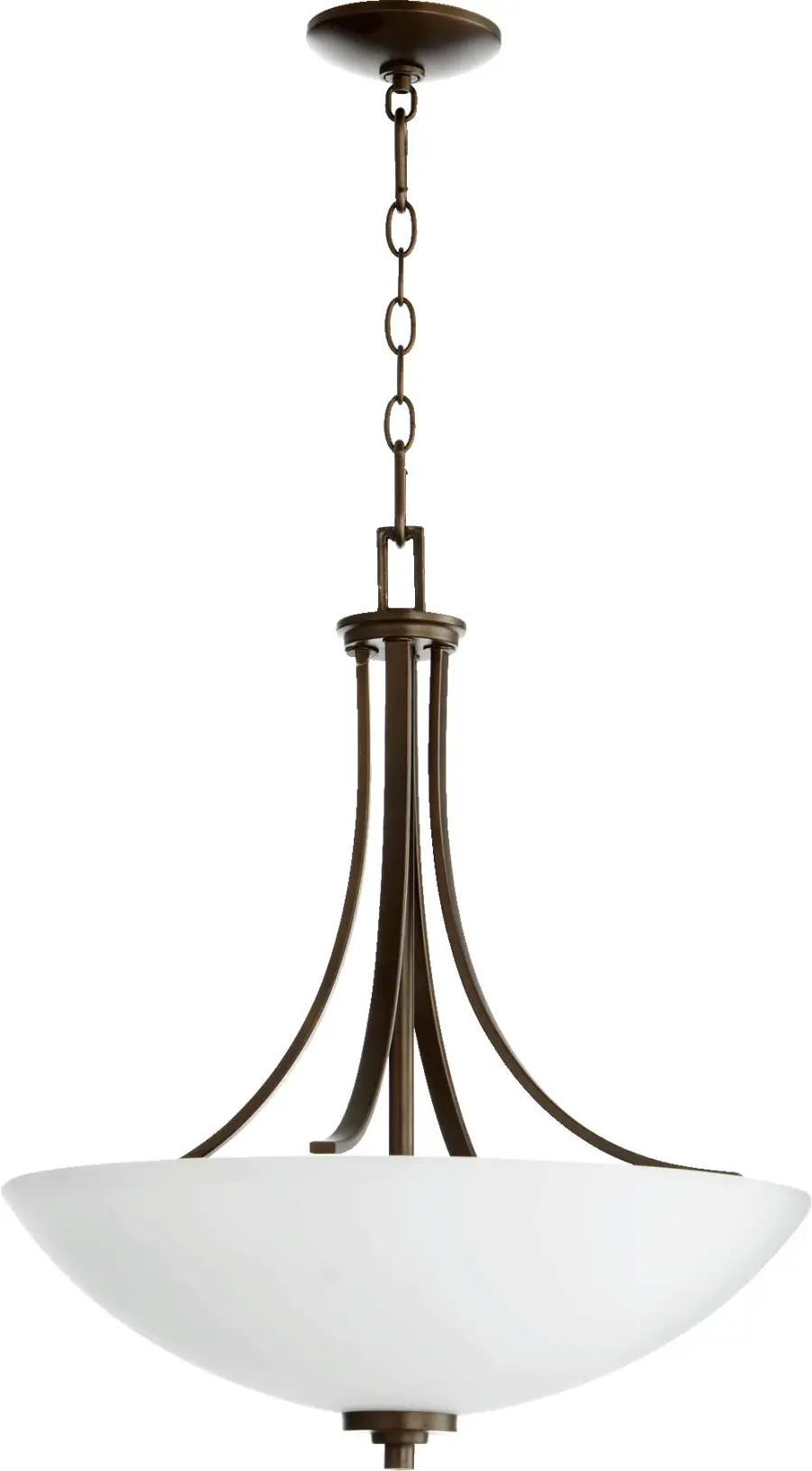 Reyes 4-Light Pendant in Oiled Bronze