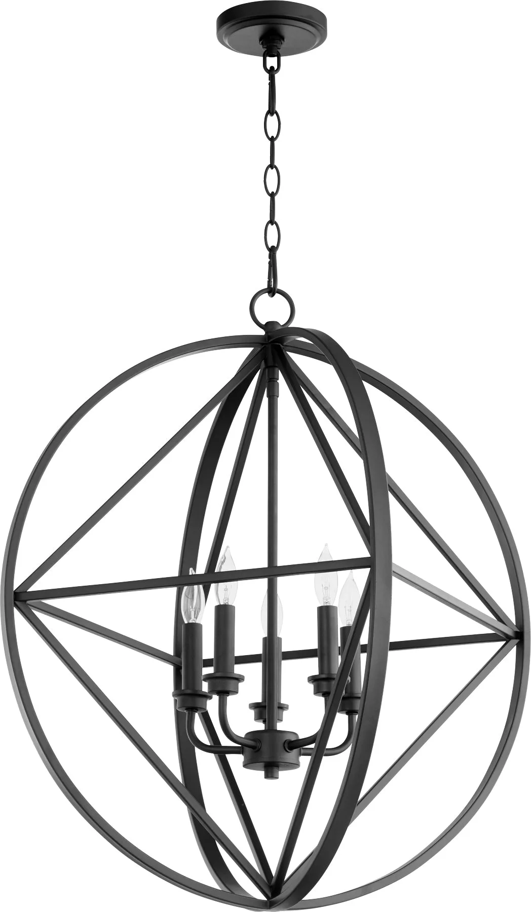 Prolate Black Transitional Pendant