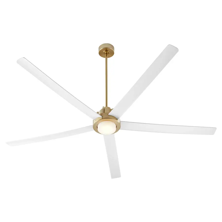 Revel 80" Outdoor Ceiling Fan - Aged Brass - Image 3
