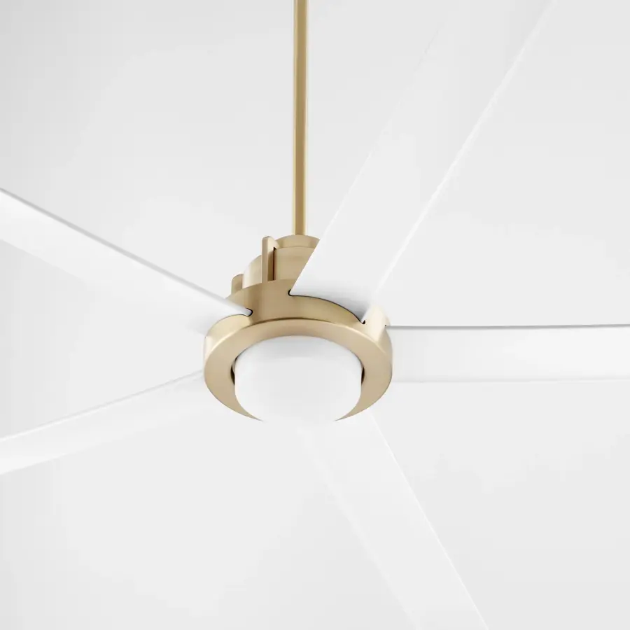 Revel 80" Outdoor Ceiling Fan - Aged Brass - Image 6