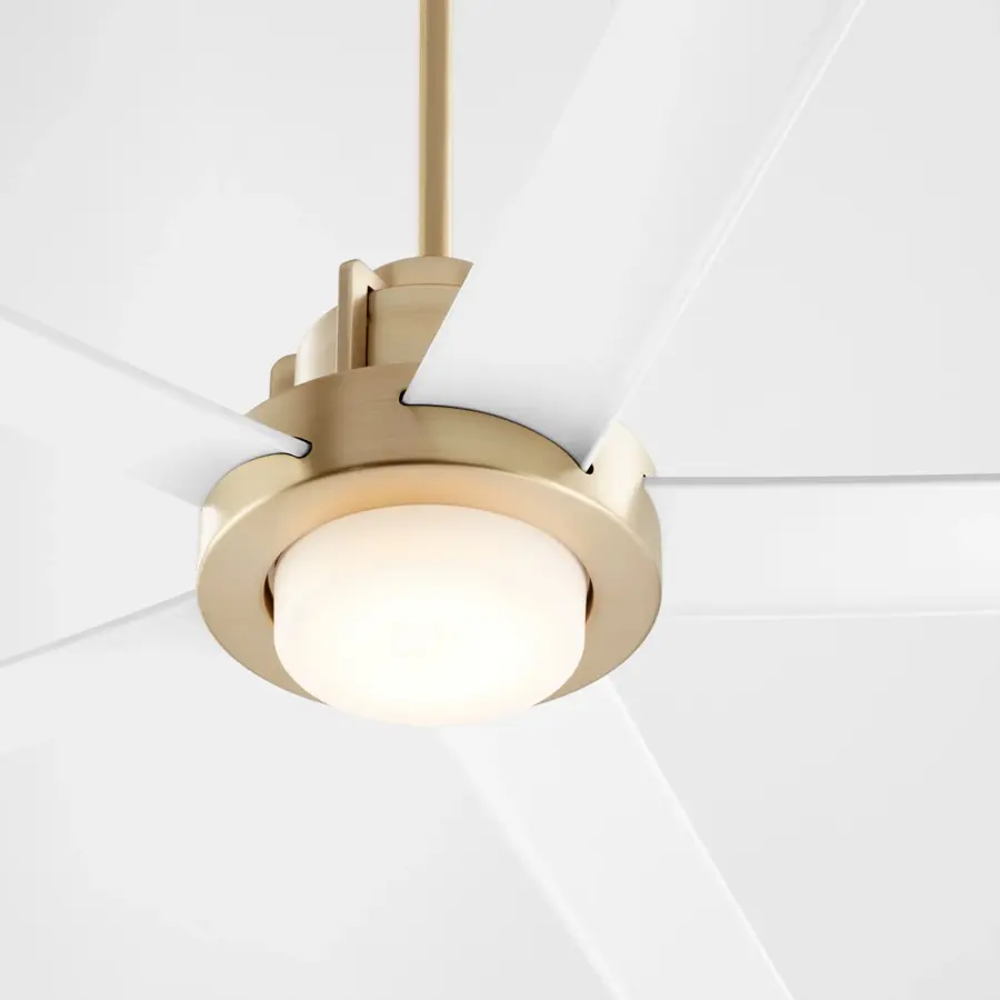 Revel 80" Outdoor Ceiling Fan - Aged Brass - Image 7