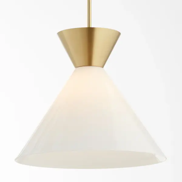 Beldar Opal Pendant in Aged Brass - Image 3