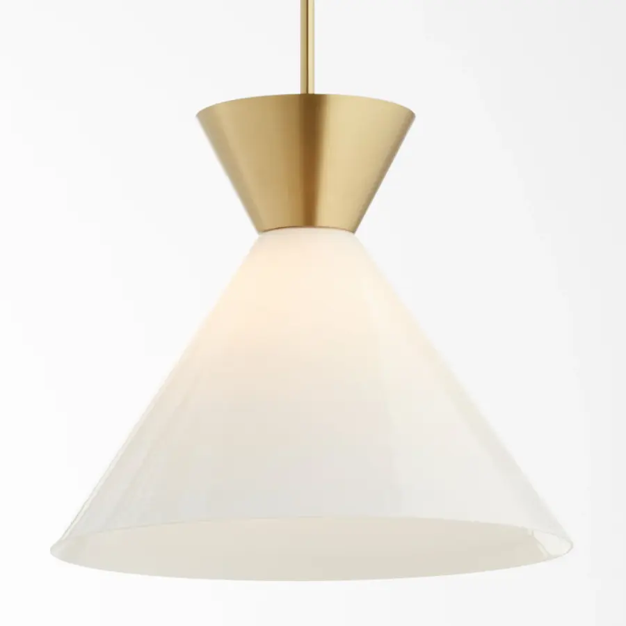 Beldar Opal Pendant in Aged Brass - Image 3