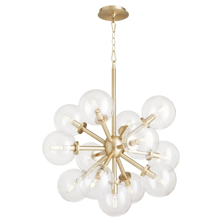 ROVI 13-Light Pendant in Aged Brass - Image 2