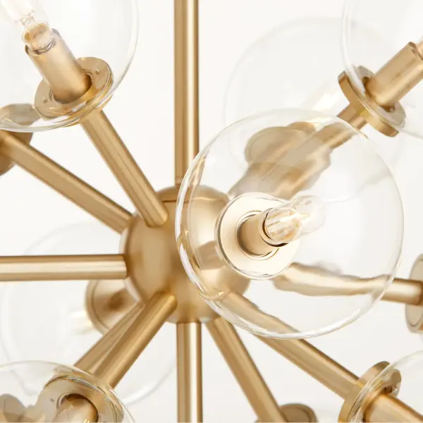 ROVI 13-Light Pendant in Aged Brass - Image 3