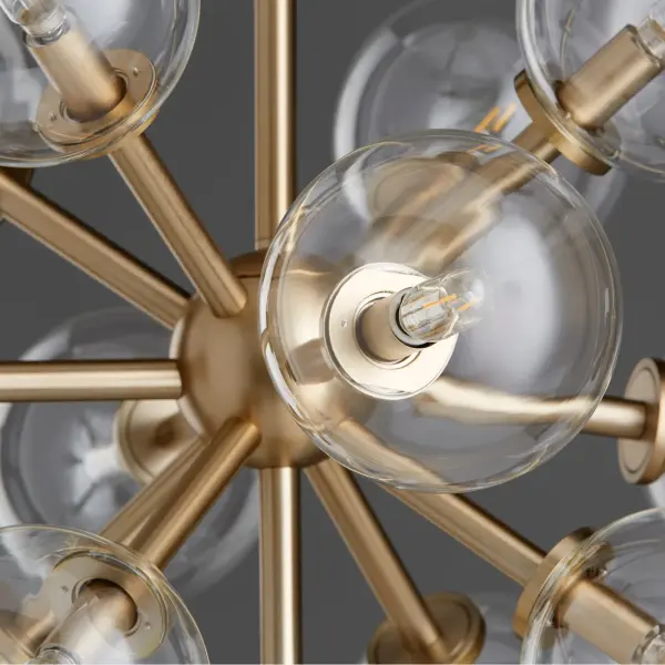 ROVI 13-Light Pendant in Aged Brass - Image 4