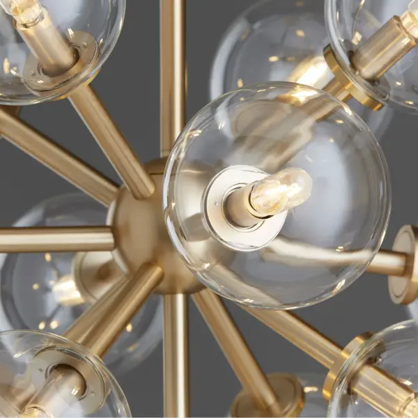 ROVI 13-Light Pendant in Aged Brass - Image 5