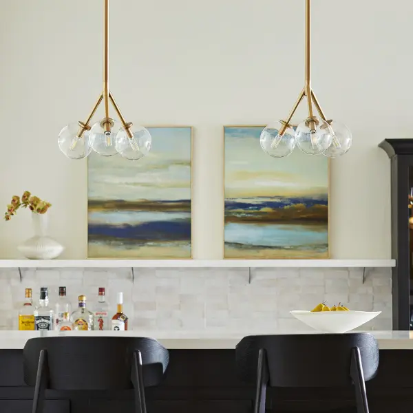 Rovi 3-Light Pendant in Aged Brass - Image 7