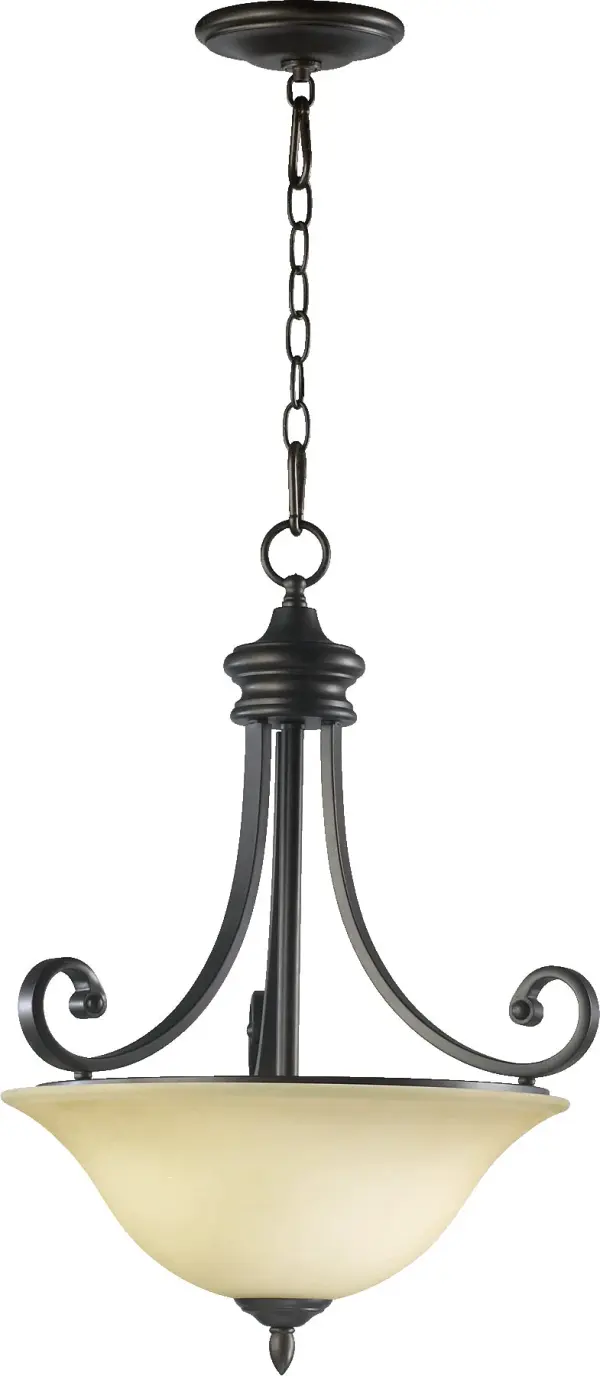 Bryant 3-Light Pendant in Oiled Bronze