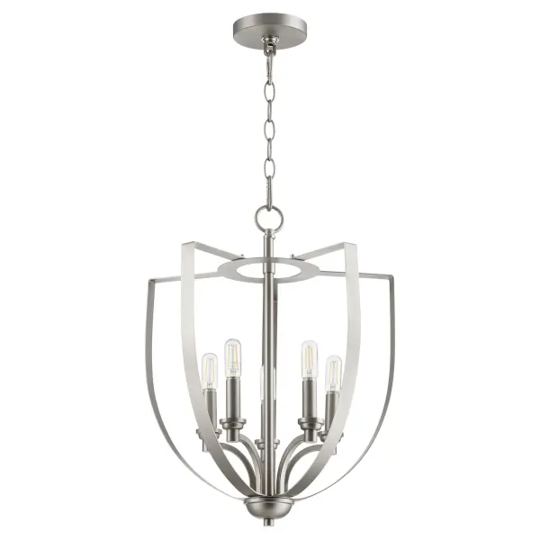 Dakota 5-Light Satin Nickel Pendant