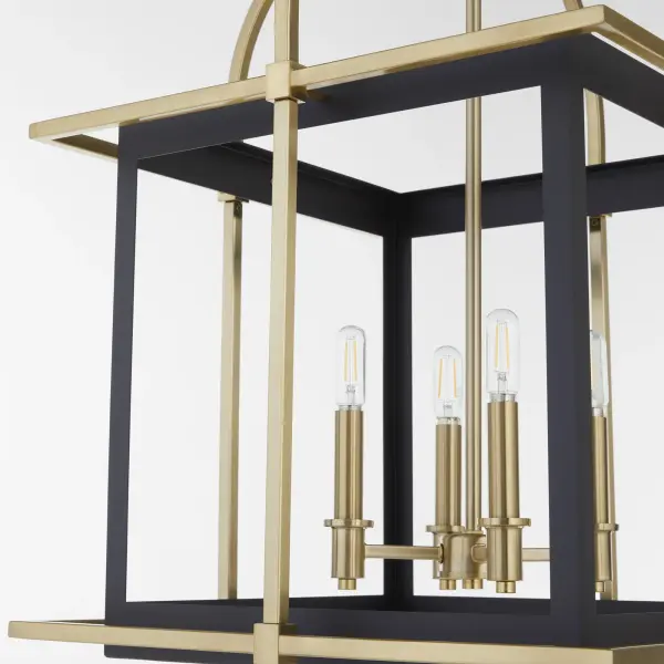 Moritz 4-Light Lantern in Aged Brass - Image 3
