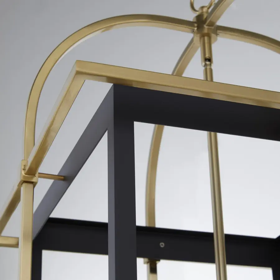 Moritz 4-Light Lantern in Aged Brass - Image 4