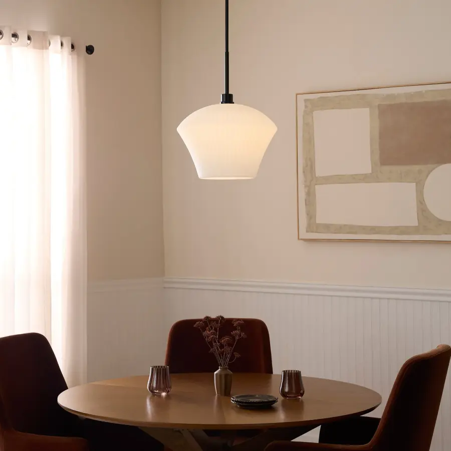 Sleek Modern Pendant with Timeless Angular Design - Image 5