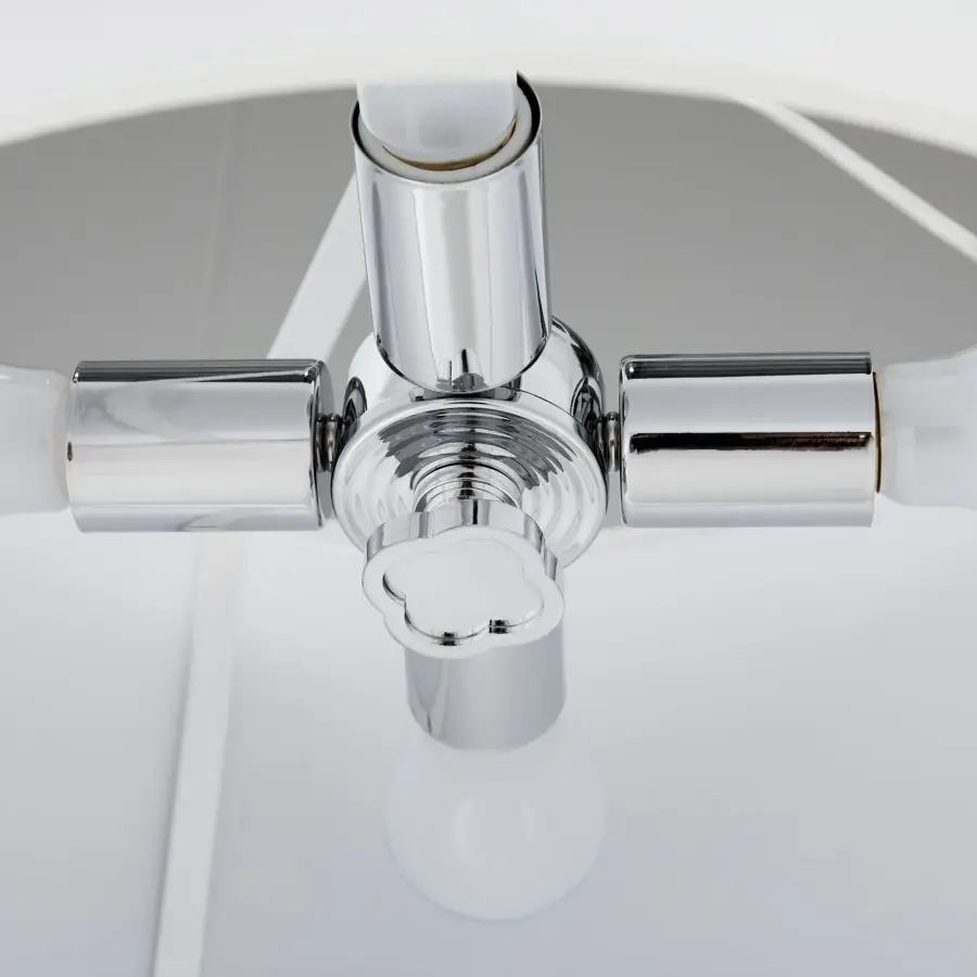 Belinder 4-Light Pendant in Brittany Blue & Chrome - Image 3