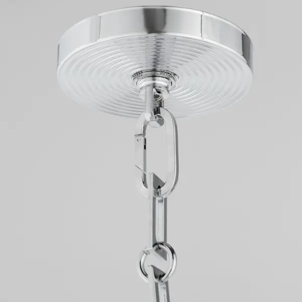 Belinder 4-Light Pendant in Brittany Blue & Chrome - Image 4