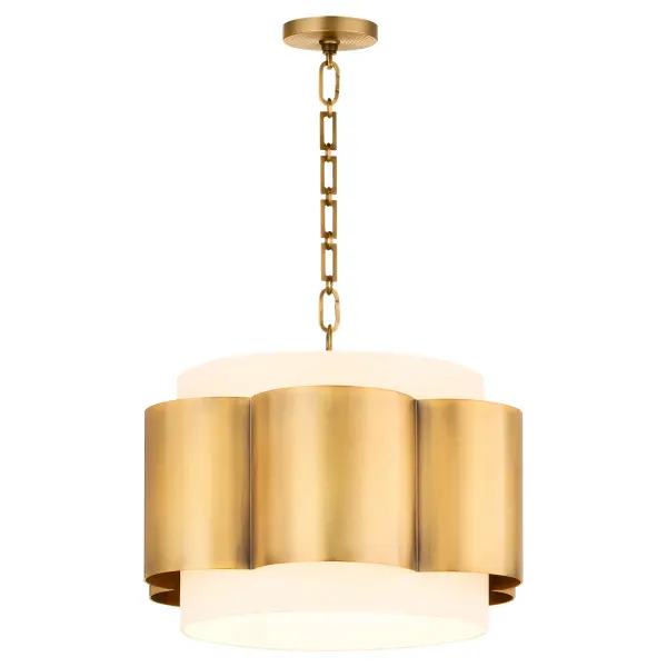 Belinder 4-Light Pendant in Brushed Brass - Image 2