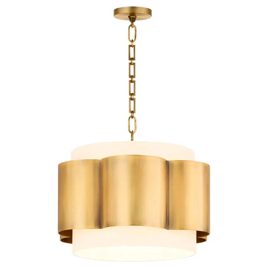 Belinder 4-Light Pendant in Brushed Brass - Image 2