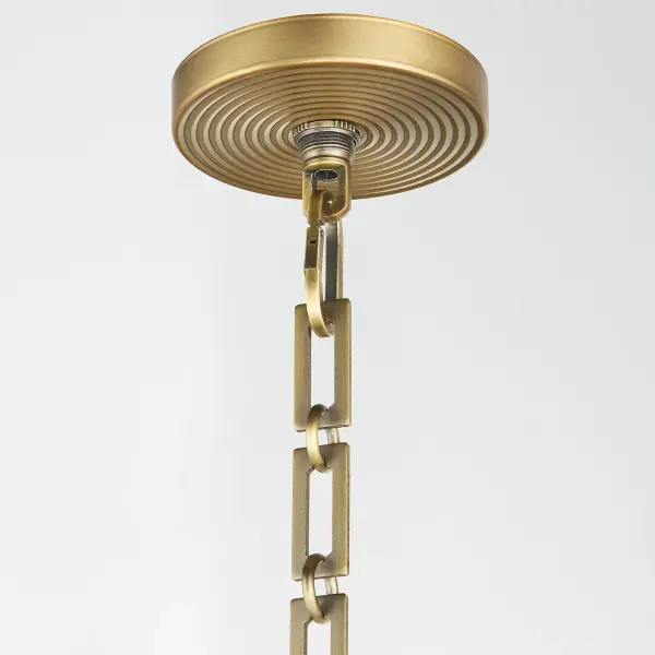 Belinder 4-Light Pendant in Brushed Brass - Image 7