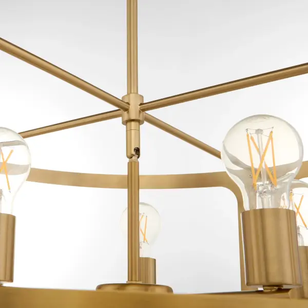 Colburn 5-Light Pendant in Brushed Brass - Image 4