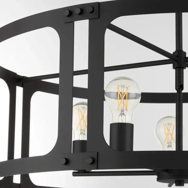 Colburn 5-Light Pendant in Matte Black - Image 3