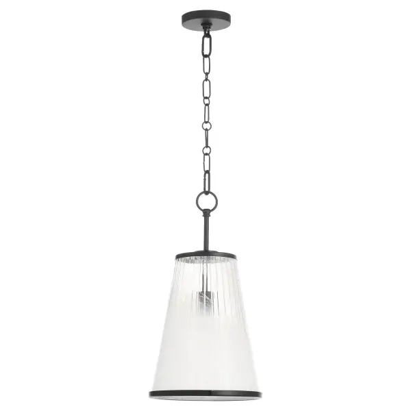 Providence 13" Pendant in Matte Black - Image 1