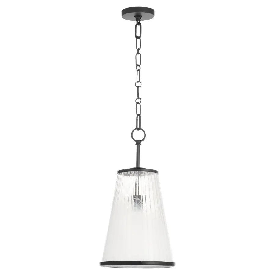 Providence 13" Pendant in Matte Black - Image 1