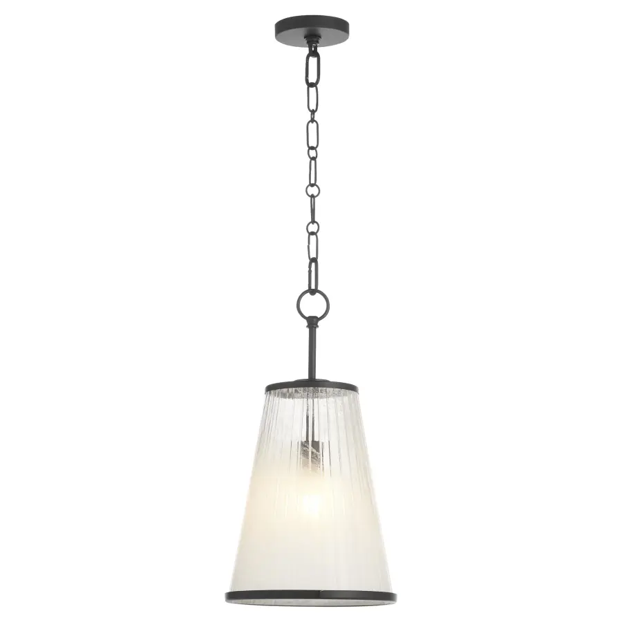 Providence 13" Pendant in Matte Black - Image 2