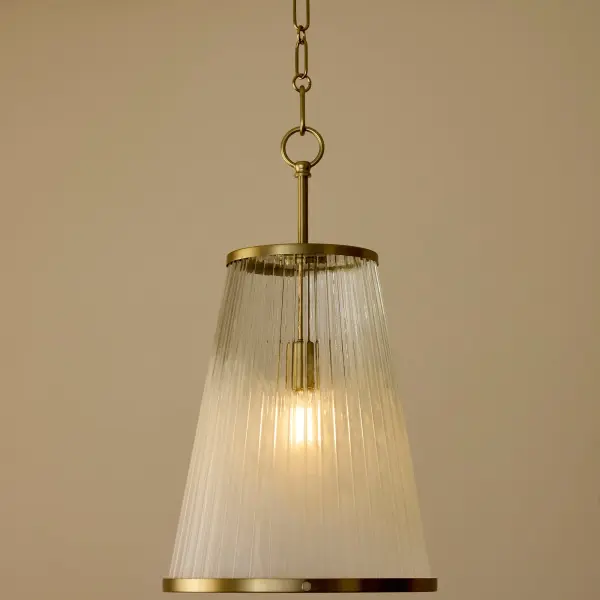 Providence 13" Pendant in Aged Brass - Image 6