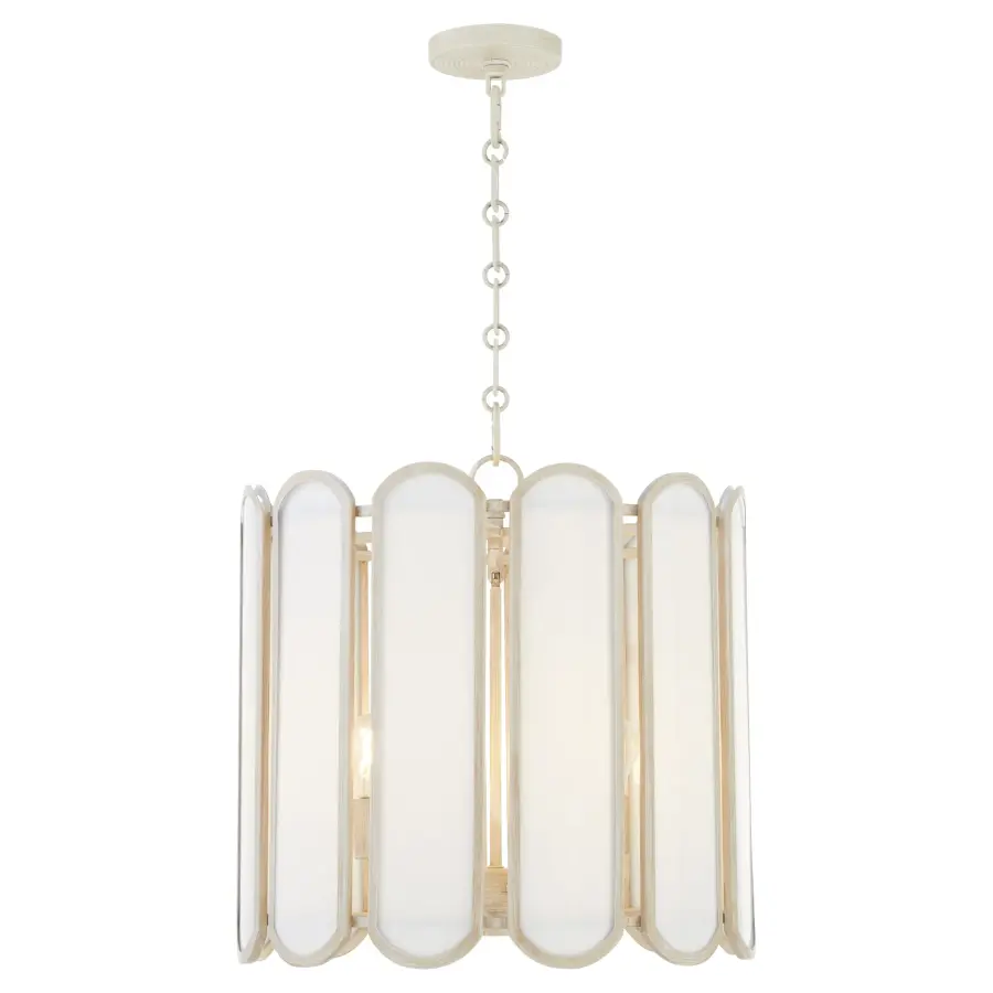 Belleview 4-Light Pendant in Washed Oak - Image 2