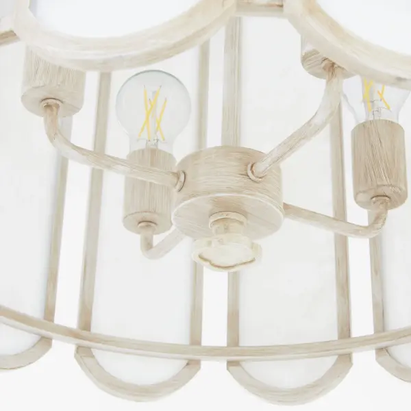 Belleview 4-Light Pendant in Washed Oak - Image 3