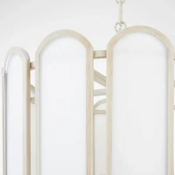 Belleview 4-Light Pendant in Washed Oak - Image 4